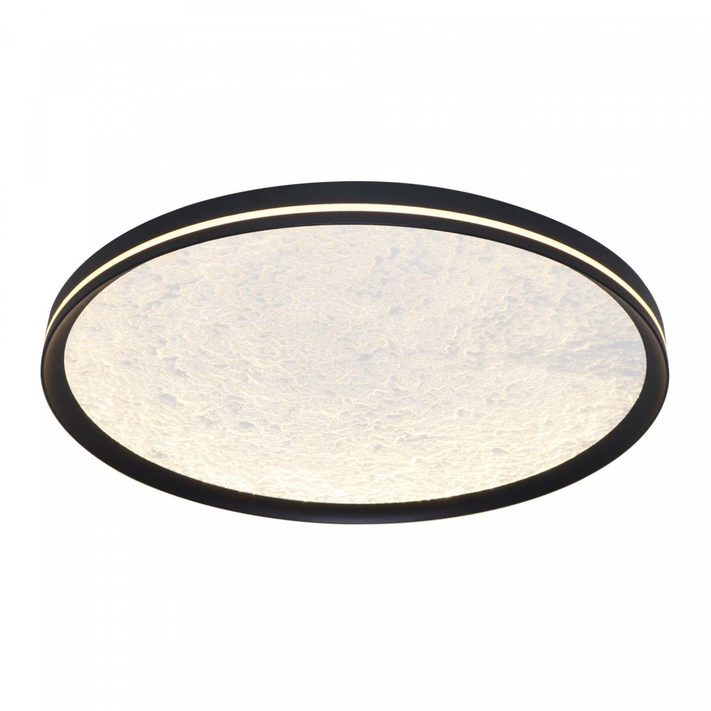 Luna Integrated Led Flush Mount 12, Black Lamp | Plafonnier Semi-encastre A Del Integrees Luna De 12 po, Noir