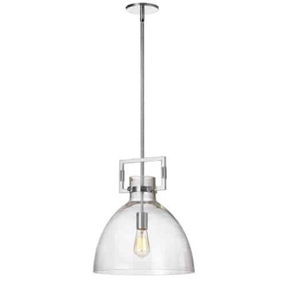 Dainolite Liberty 1 Light Pendant Polished Chrome Finish Lamp|Luminaire suspendu Liberty de Dainolite avec fini chromé poli et 1 ampoule