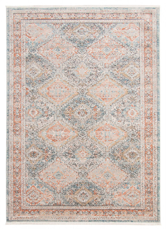 Leandra Copper/blue Rug 3'11 X 5'11 Area Rug|Carpette Leandra cuivrée/bleue 3 pi 11 po x 5 pi 11 po|D86FHXPA