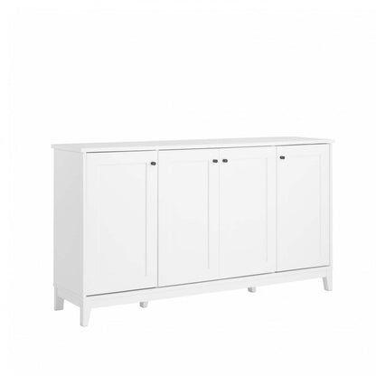 Prepac Yaletown 4-Door Buffet Console - Blanc|Console Yaletown de Prepac à 4 portes - blanche
