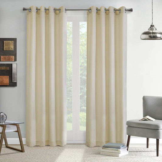 Panneau de rideau filtrant la lumière à œillets Éclatement rose poudré d'Habitat - 52 x 95