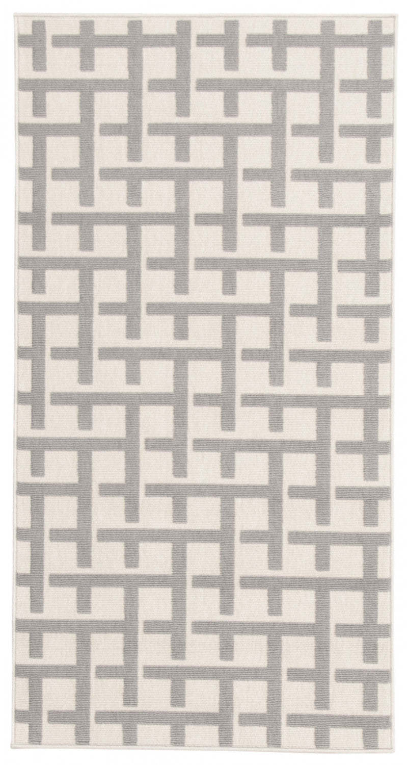 Tapis Brangane gris clair 2'8 x 4'11 | D86FHA34