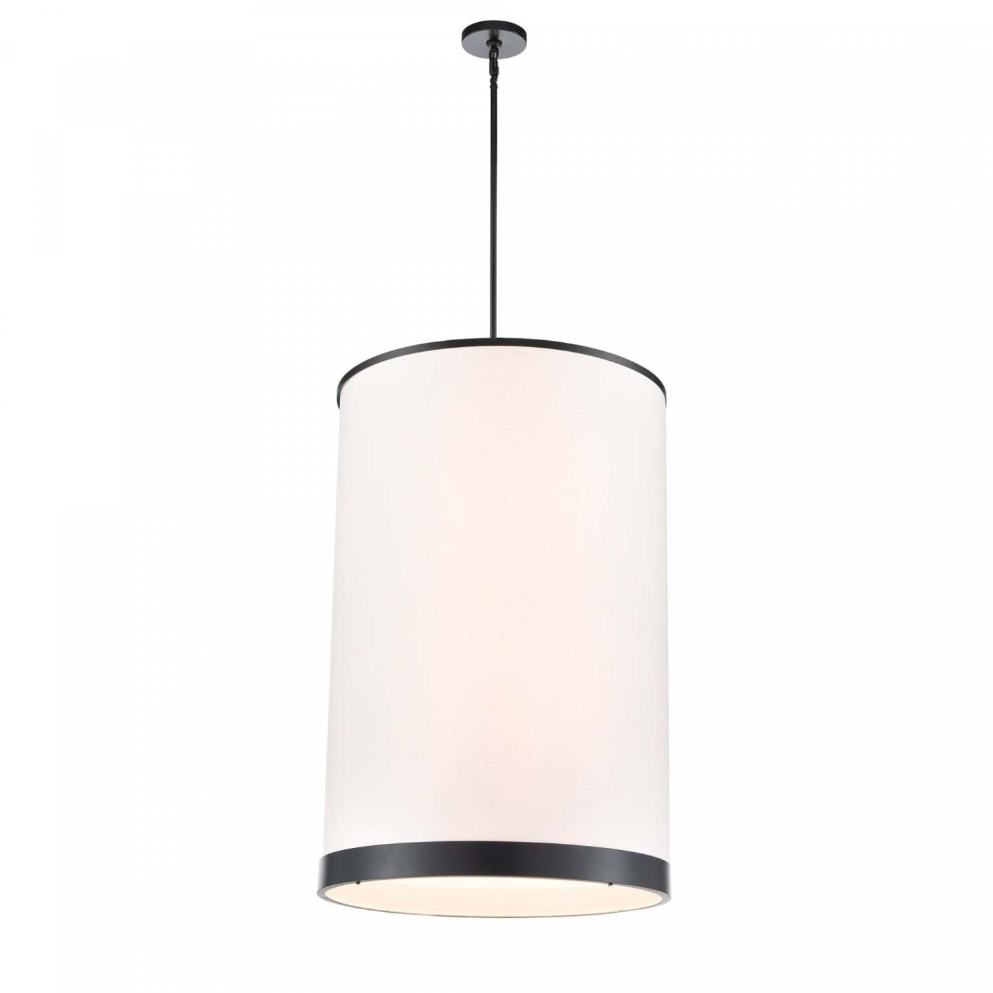 Lustre A 8 lampes High Street, Noir