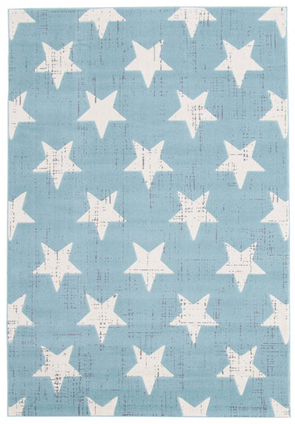 Ira Aqua 4'7 x 6'7 Area Rug|Carpette Ira turquoise 4 pi 7 po x 6 pi 7 po|D86FDUMH