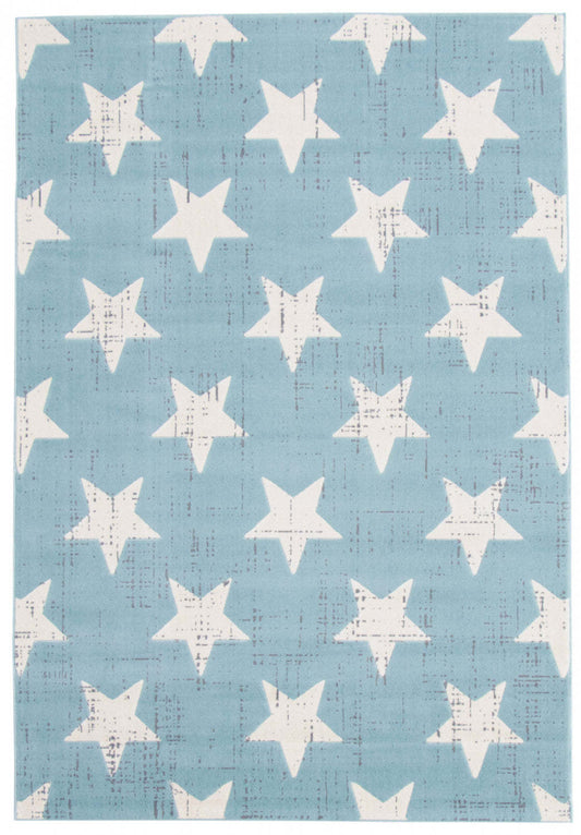 Ira Aqua 4'7 x 6'7 Area Rug|Carpette Ira turquoise 4 pi 7 po x 6 pi 7 po|D86FDUMH