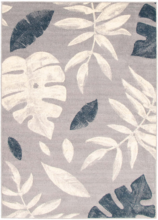 Palta Silver-Prol Area Rug - 5'3 x 7'3|Carpette Palta argent-couleur pétrole - 5 pi 3 po x 7 pi 3 po| D2AKOXA0