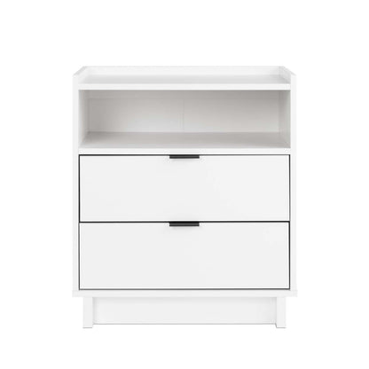 Prepac Simply Modern 23.75 2-Drawer Nightstand - White|Table de nuit Simply Modern de Prepac de 23,75 po à 2 tiroirs - blanche