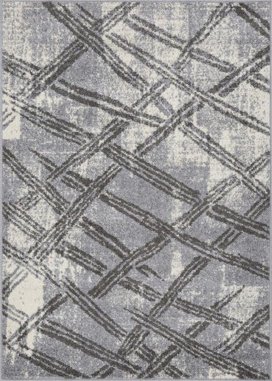 Tapis Saveh Brk Lat Grey 3x5 | Tapis Saveh grise 3 x 5 | D80GGHBB