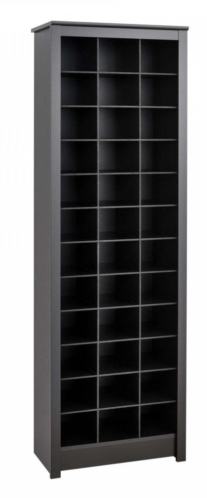 Thirty-Six Pair Shoe Storage Rack - Black|Support de rangement pour 36 paires de chaussures - noir
