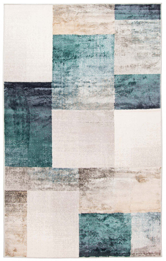 Rylie Teal Area Rug - 5'0 x 8'0|Tapis Rylie bleu sarcelle - 5 pi 0 po x 8 pi 0 po