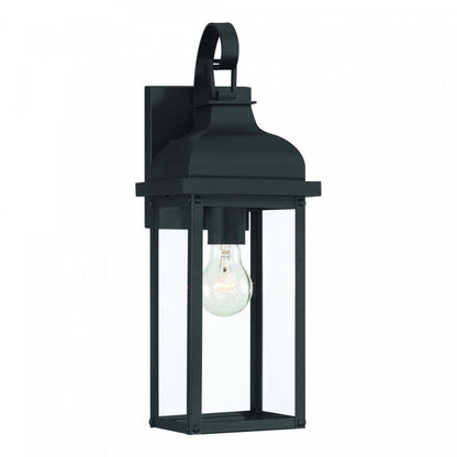 Madrid 1 Light Outdoor Wall Sconce 23.4, Black Lamp | Applique Murale D’exterieur Madrid A 1 lampe De 23,4 po, Noir