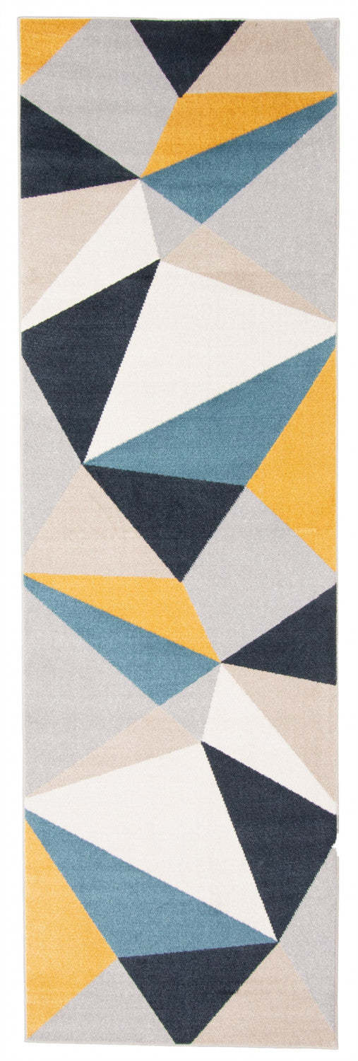 Gemma Multi-Colour Machine Washable Area Rug - 2'6 x 8'0|Carpette Gemma multicolore lavable à la machine - 2 pi 6 po x 8 pi 0 po|D86FQ5GL