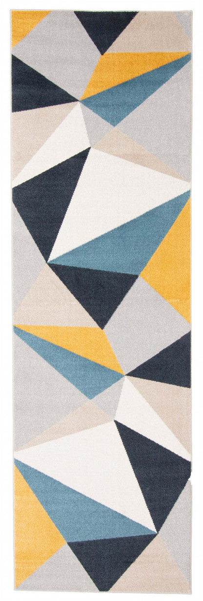 Gemma Multi-Colour Machine Washable Area Rug - 2'6 x 8'0|Carpette Gemma multicolore lavable à la machine - 2 pi 6 po x 8 pi 0 po|D86FQ5GL