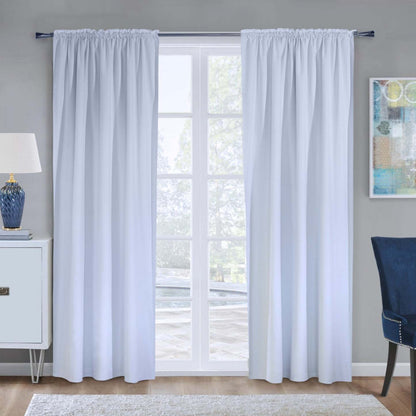 Thermaplus Ultimate White Blackout Multi Header Curtain Liner - 45 x 113|Panneau de doublure de rideau coupe-lumière Ultime blanc à têtes multiples de Thermaplus - 45 x 113