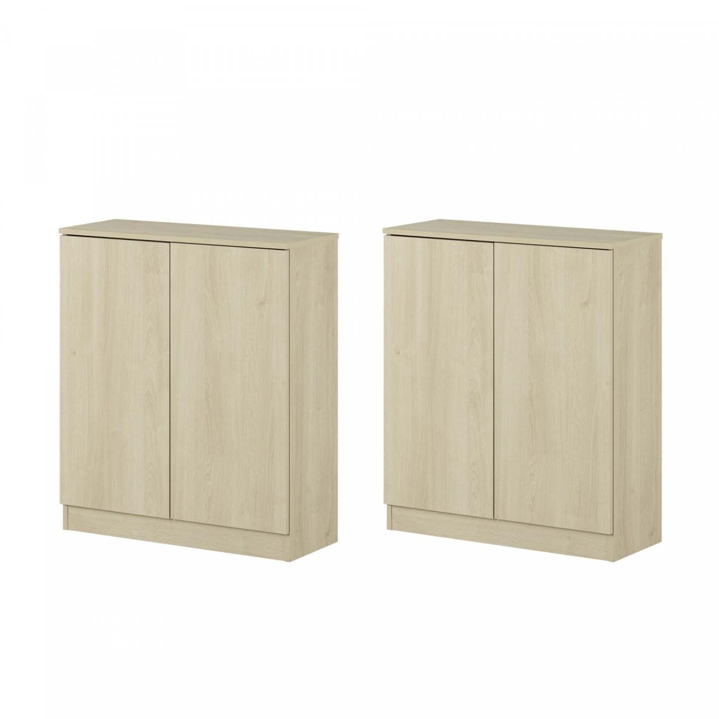 Ensemble de 2 buffets Arum à 2 portes en chêne blanchi - South Shore