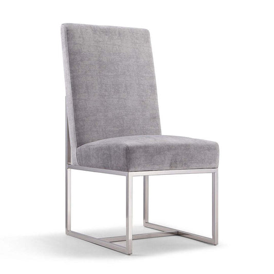 Manhattan Comfort Element Velvet Dining Chair - Champagne|Chaise de salle à manger Element de Manhattan Comfort en velours - champagne