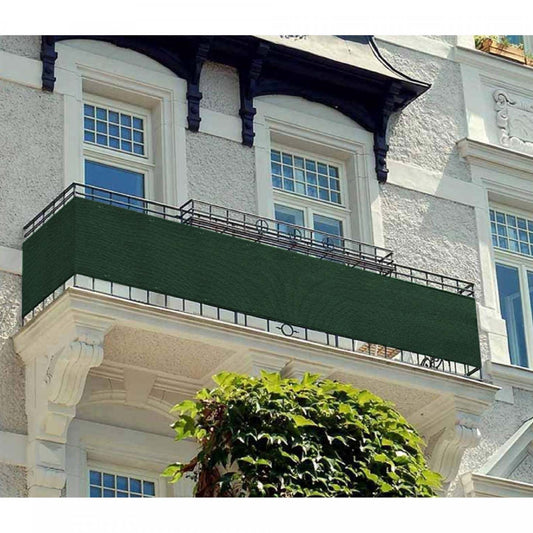 Privacy Balcony Cover Green Drapes and Blinds|Toile d’intimité pour balcon vert