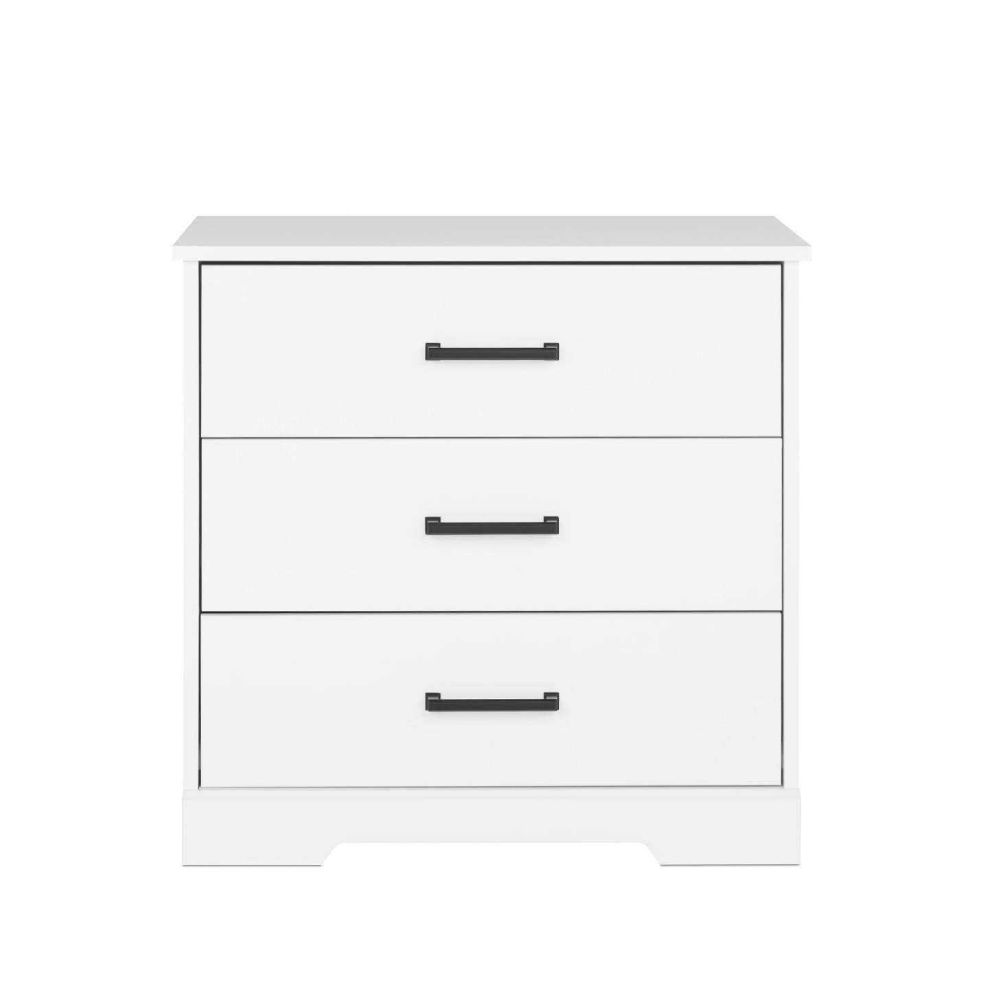 Prepac Rustic Ridge Farmhouse 3-Drawer Nightstand - White|Table de nuit champêtre Rustic Ridge de Prepac à 3 tiroirs - blanche