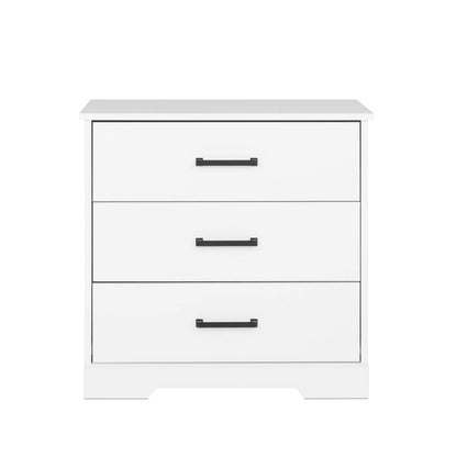 Prepac Rustic Ridge Farmhouse 3-Drawer Nightstand - White|Table de nuit champêtre Rustic Ridge de Prepac à 3 tiroirs - blanche