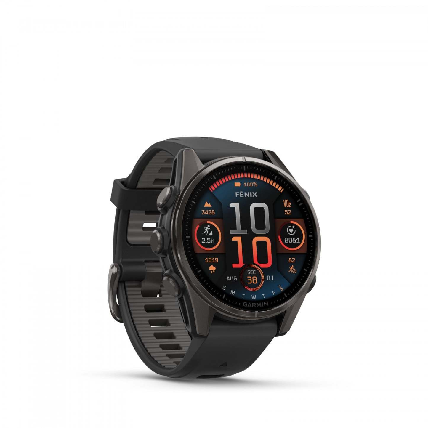 Garmin Fēnix 8 Amoled Sapphire Smartwatch 43mm - Gps, Boussole, Gyroscope Et Altimètre Barométrique | Montre Connectée Garmin Fēnix 8 Amoled Sapphire 43mm - Gps, Boussole, Gyroscope Et Altimètre Barométrique