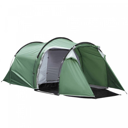 Outsunny Tente De Camping Dome Avec Vestibule Pour 2-3 Personnes Avec Écran Résistant Aux Intempéries