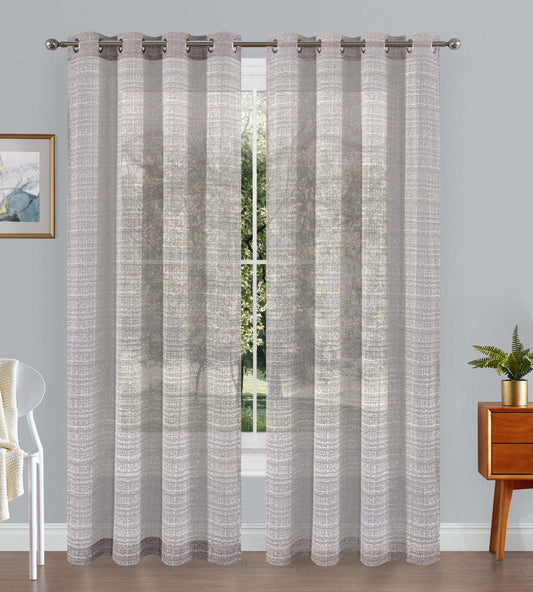 Strasbourg Grommet Paire de Panneaux Taupe - 54X95|Paire de panneaux de rideaux taupe à oeillets Strasbourg - 54X95|D258UOQH