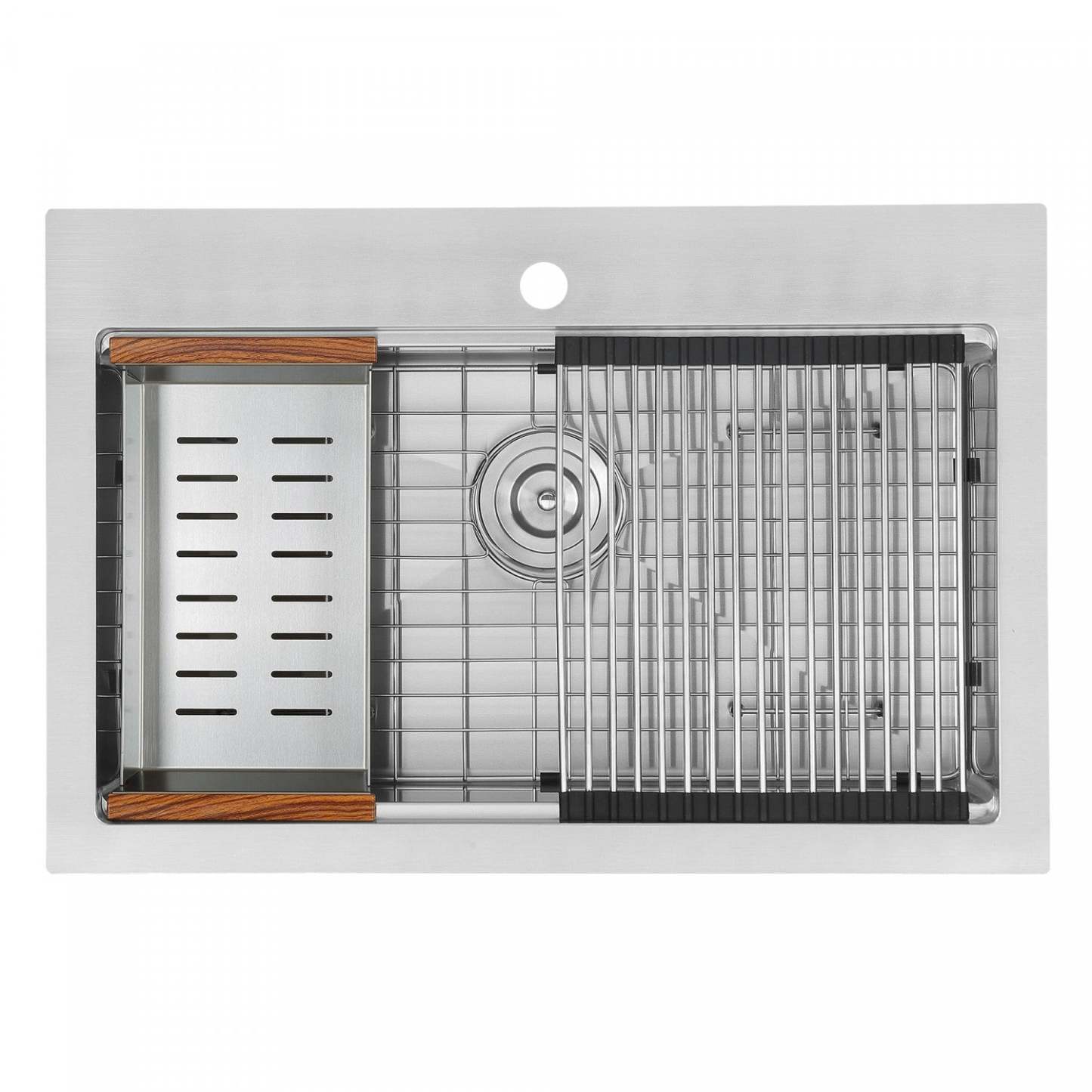 Ancona 30 Drop-In Workstation Kitchen Sink - AN-3128|Évier de cuisine poste de travail encastré Ancona de 30 po - AN-3128|D77GGQ74