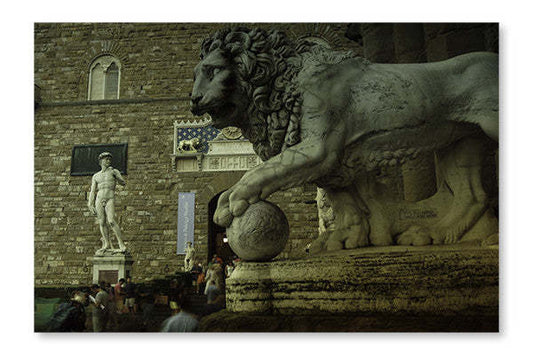 Palazzo Vecchio et la Piazza Della Signoria 16x24 Cadre d’art mural et panneau de tissu| Palazzo Vecchio Et La Piazza Della Signoria 16 po x 24 po : Cadre d'art mural et panneau de tissu|D44G8O98