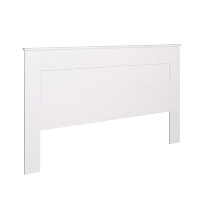 King Flat Panel Headboard - White|Tête de lit à panneau plat pour très grand lit - blanche