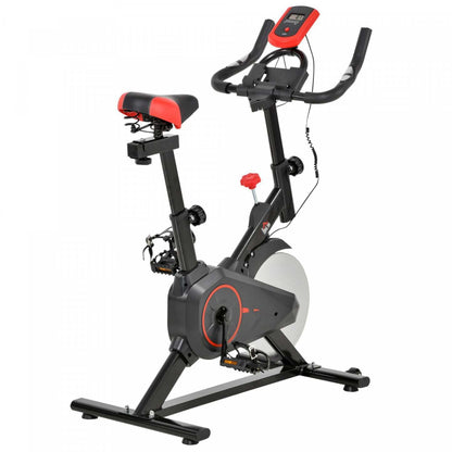 Soozier Velo D'exercice Vertical Velo D'intérieur Cardio Workout Cyclisme Machine Equipement De Fitn