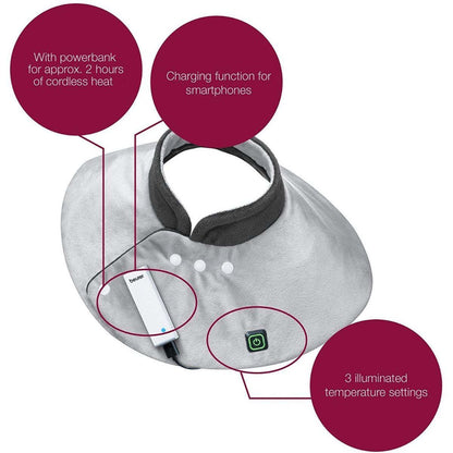 Coussin chauffant Beurer pour le cou et les épaules|Beurer Neck Shoulder Heating Pad