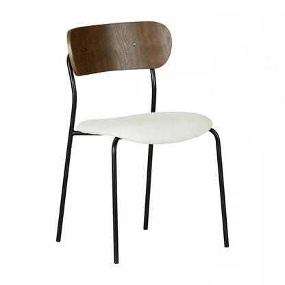 Hype Cream Brown Dining Chair - Set of 2|Chaise de salle à manger Hype crème et brune - ensemble de 2