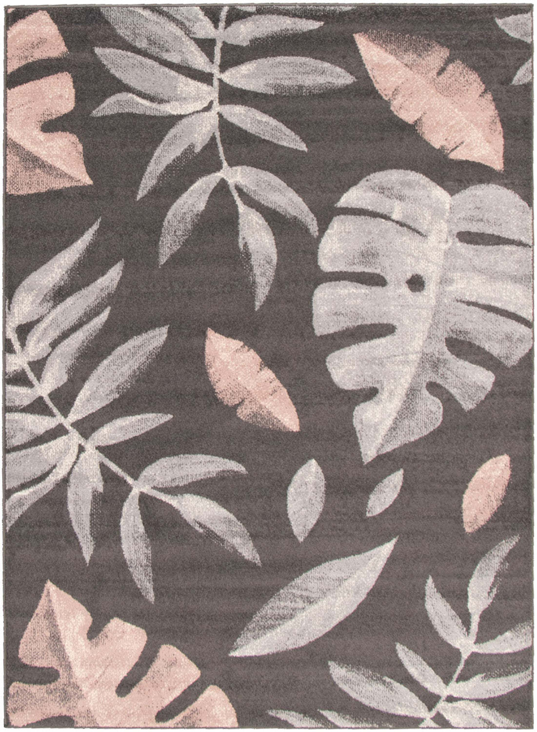 Palta Anthracite-Rose Area Rug - 3'11 x 5'7|Carpette Palta anthracite-rose - 3'11 x 5'7| D2AZGK7G