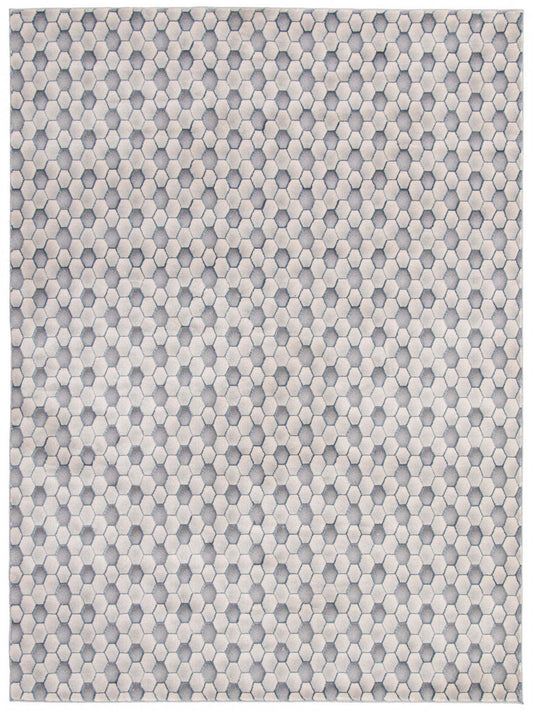 Tapis 3'11 X 5'11 Tapis|Carpette Ranger grise/bleue 3 pi 11 po x 5 pi 11 po|D86FBVD1