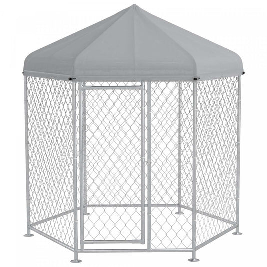 Pawhut Niche D'extérieur Pour Chien Avec Housse Impermeable Et Résistante Aux Uv Pour Chiens De Taille Moyenne Et Grande