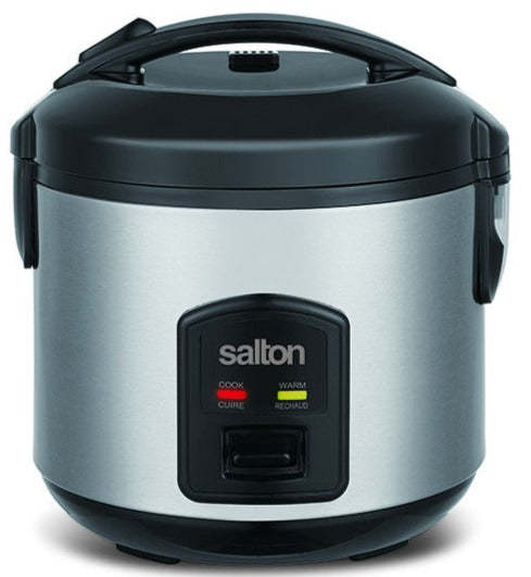 Salton SS Jar Style Rice Cooker - RC2027|Cuiseur à riz Salton de style bocal en acier inoxydable - RC2027