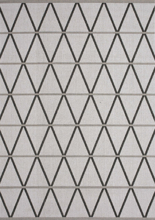 Jackson Diamond Indoor/Outdoor Area Rug - 7'10 x 10'6|Carpette Jackson à motif de diamants pour l'intérieur et l'extérieur - 7 pi 10 po x 10 pi 6 po