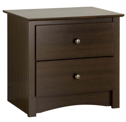 Fremont 2-Drawer Nightstand - Espresso|Table de nuit Fremont à 2 tiroirs - espresso