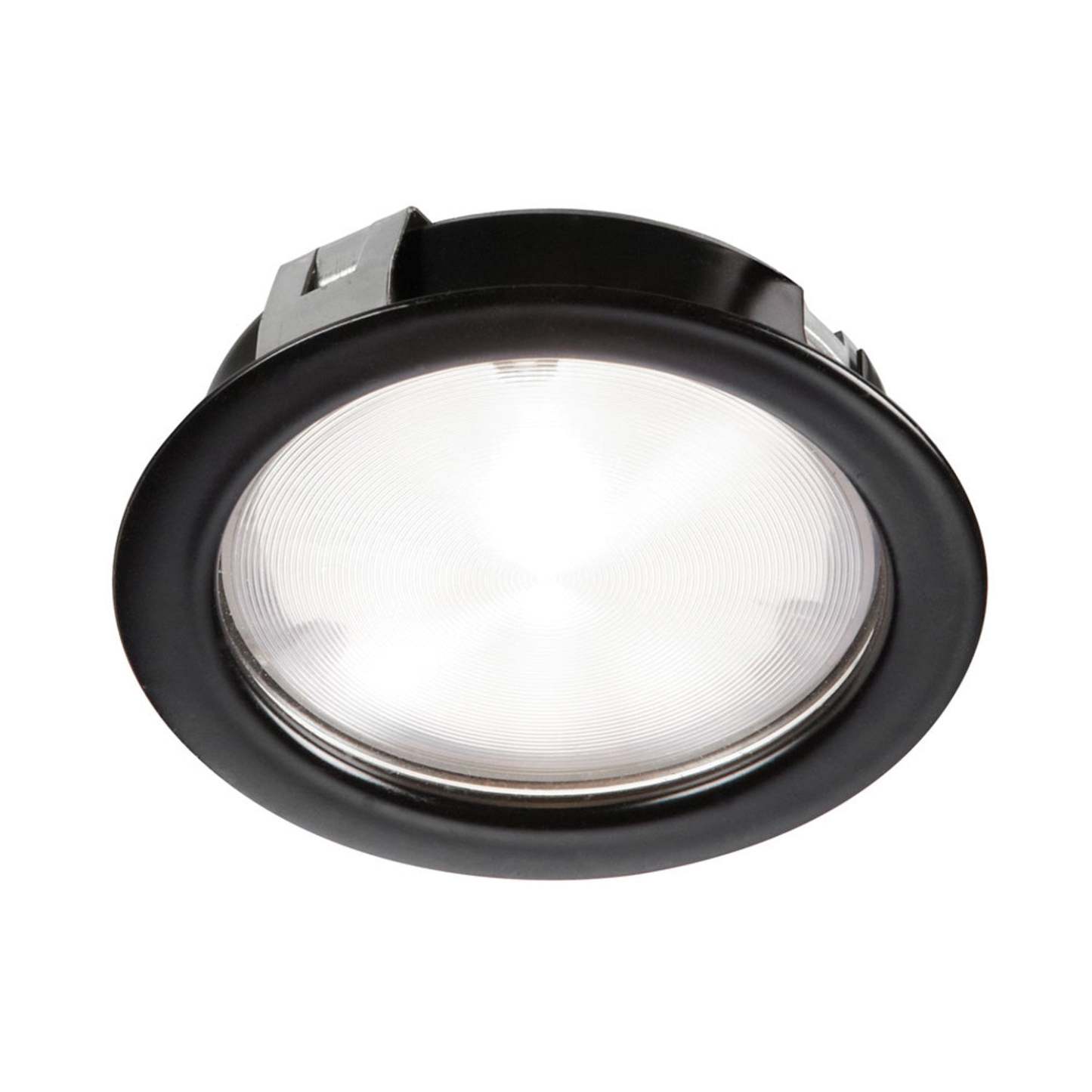 Dainolite Cree LED Puck Light 4w 24vdc Entrée 3000k Cri80+ 40° Beam Black Lamp|Lampe en forme de disque Cree de Dainolite à faisceau lumineux de 40°, avec fini noir, ampoule à DEL de 4 W, entrée de 24 VCC, IRC80+ et 3 000 K