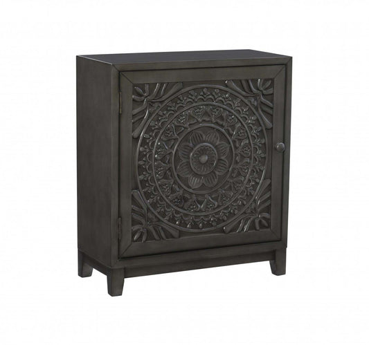 Armoire d'appoint Grace - Gris|Armoire décorative Grace - grise