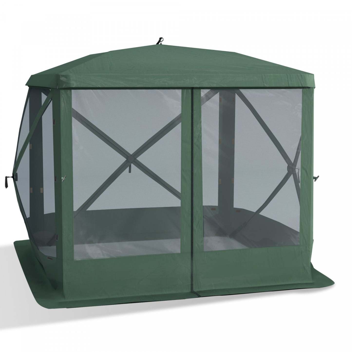 Outsunny Pop-up Screen House Gazebo Camping Outdoor Instant Setup Tent Fits 3-4 People 210d Material|Outsunny Gazebo Maison De L'écran Camping Tente D'installation Instantanée Pour 3 À 4 Personnes Matériau 210d