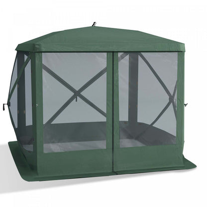 Outsunny Pop-up Screen House Gazebo Camping Outdoor Instant Setup Tent Fits 3-4 People 210d Material|Outsunny Gazebo Maison De L'écran Camping Tente D'installation Instantanée Pour 3 À 4 Personnes Matériau 210d