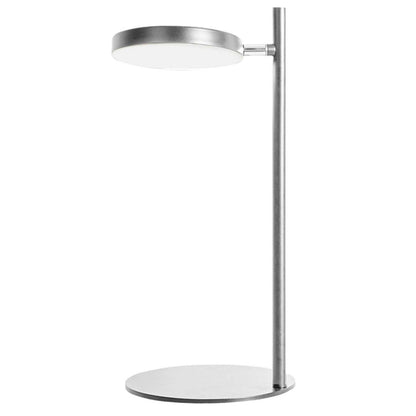Dainolite Fia 1 Light LED Lampe de Table Satin Chrome|Lampe de table Fia de Dainolite avec un fini chrome satiné et 1 ampoule à DEL
