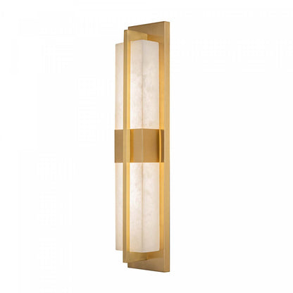 Applique murale intégrée Briana, en laiton brossé