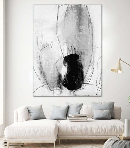 Œuvre d'art murale géante « Looking Lens I » 72 x 54