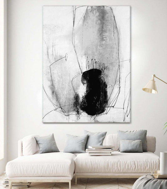 Œuvre d'art murale géante « Looking Lens I » 72 x 54