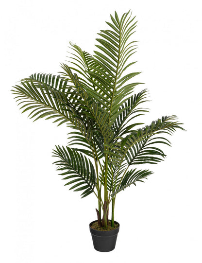 Palmier Areca artificiel 43 en pot noir | Palmier areca artificiel de 43 po en pot noir | D10HSOTL