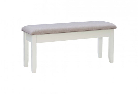 Jane Fabric Storage Dining Bench - Grey|Banc de salle à manger Jane en tissu avec rangement - gris