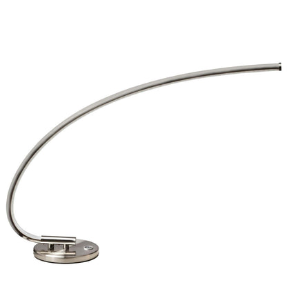 Dainolite LED Desk Lamp 18w Satin Chrome Finish|Lampe de bureau de Dainolite avec fini chromé satiné et ampoule à DEL de 18 W