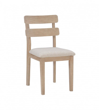 Drury Fabric Natural Dining Chair - Ensemble de 2|Chaise de salle à manger Drury en tissu naturel - ensemble de 2